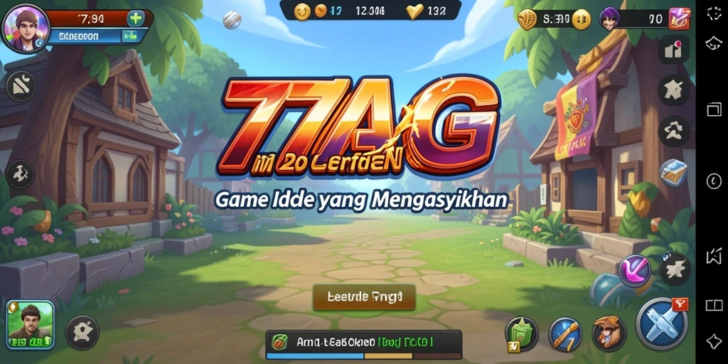 Tangkapan layar gameplay 77AG yang menyenangkan dan menawan.