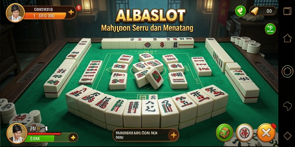 Tampilan gameplay Mahjong yang menarik dan menantang.