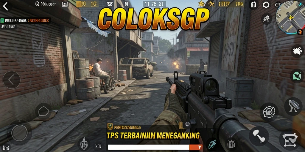 Tampilan gameplay COLOKSGP yang mendebarkan di arena pertempuran.