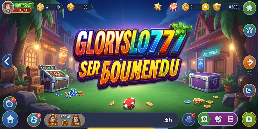 Tangkapan layar menunjukkan pengalaman gameplay santai di GLORYSLOT777.
