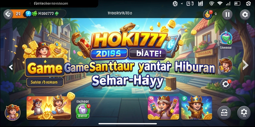 Tampilan menarik dari gameplay HOKI777 yang menyenangkan dan interaktif.