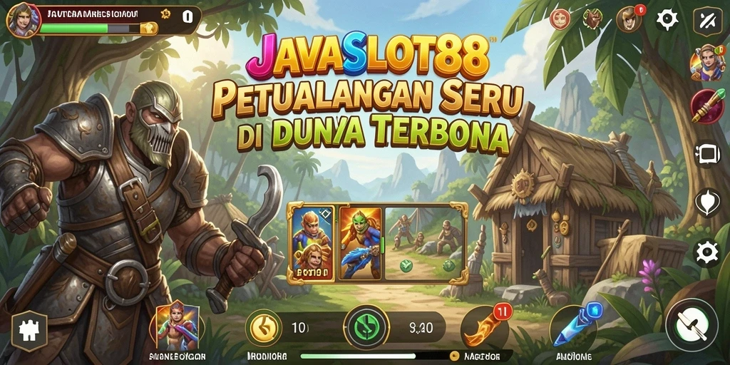 Tampilan utama gameplay JAVASLOT88 dengan dunia terbuka yang luas.