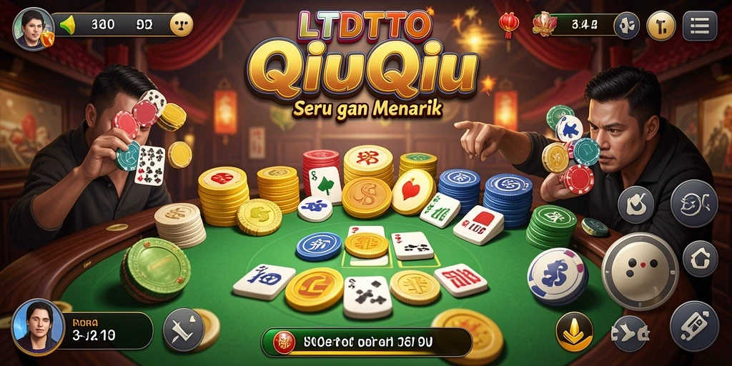 Tampilan gameplay QiuQiu yang seru di LTDTOTO.