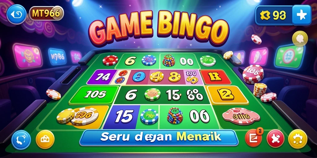 Tampilan screenshot utama MT966 menampilkan gameplay Bingo yang menarik.