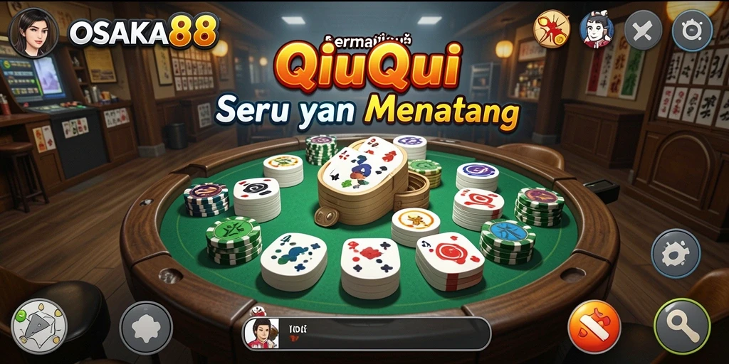 Screenshot OSAKA88 menampilkan gameplay QiuQiu yang seru.