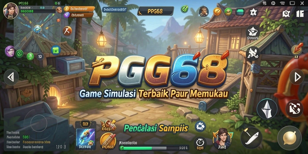 Tangkapan layar gameplay PGG68 yang menampilkan simulasi menarik.