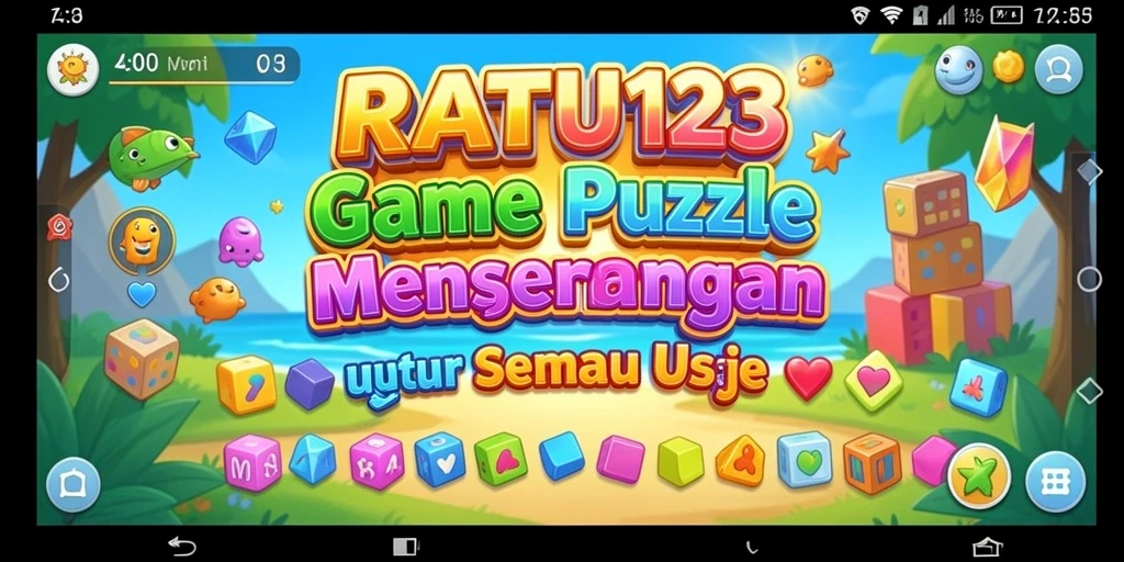 Screenshot gameplay <strong>RATU123</strong> dengan tantangan puzzle menarik.