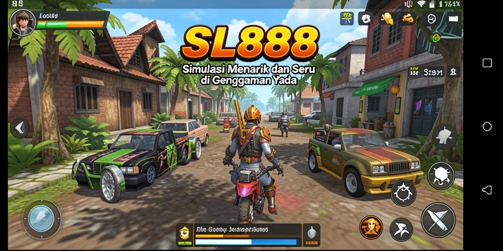 Tangkapan layar menunjukkan gameplay simulasi yang menarik dan interaktif di SL888.