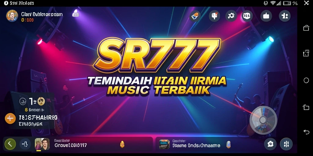 Screenshot SR777 menampilkan gameplay interaktif seru dalam musik.