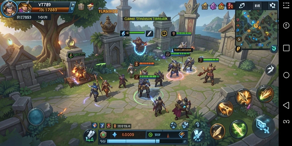 Tampilan gameplay SLG yang mendebarkan dan strategis.