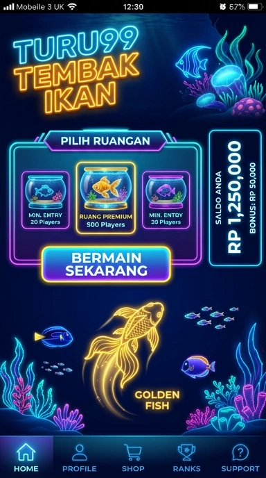 Tangkapan layar fitur pencarian aplikasi di turu99.